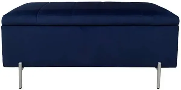 Cohen Storage Bench, Navy Blue