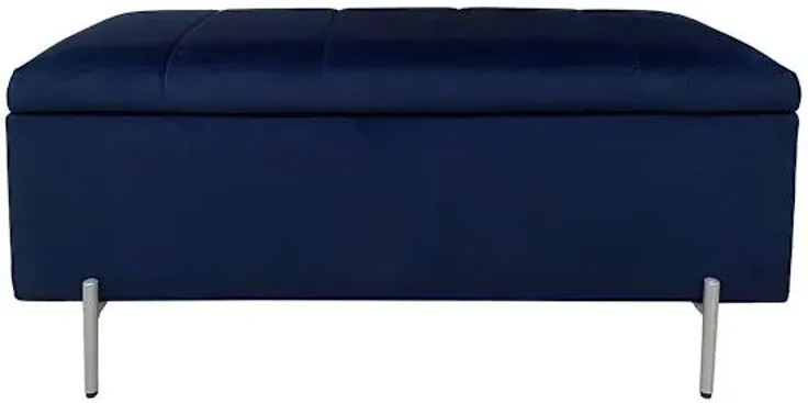 Cohen Storage Bench, Navy Blue
