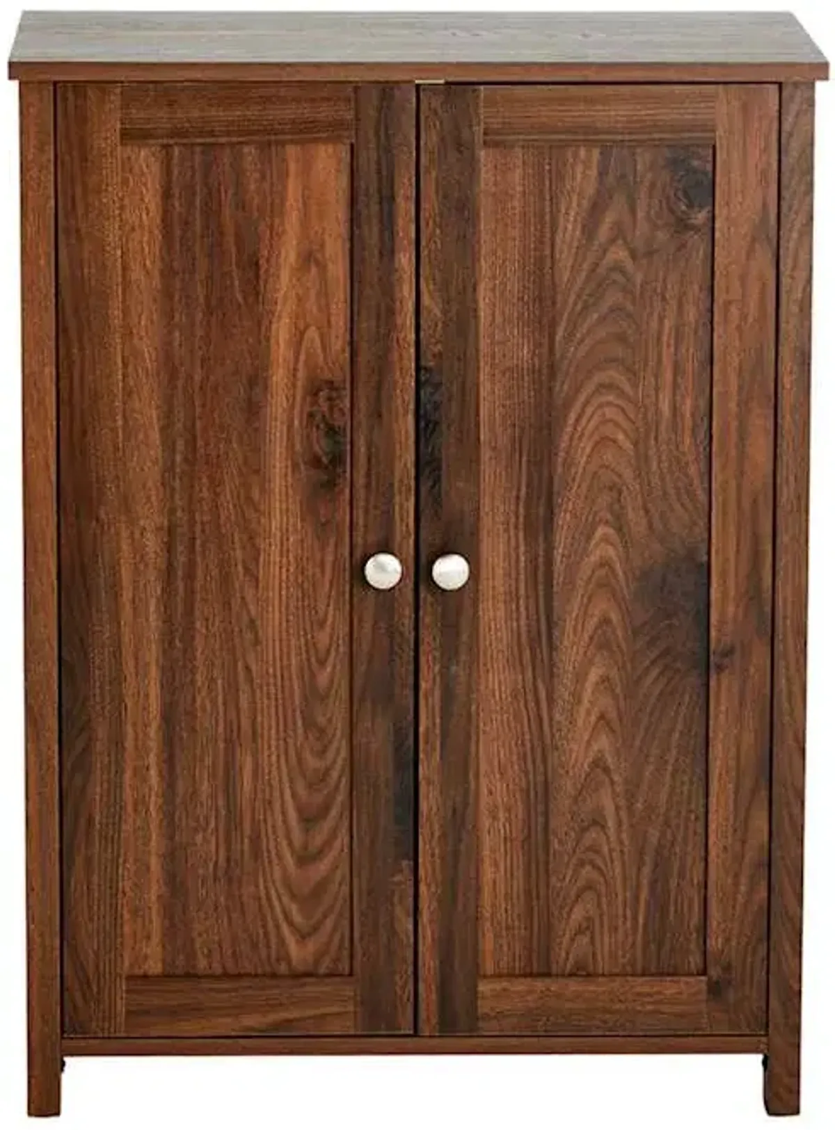 Savannah Wooden Cabinet, Walnut Finish
