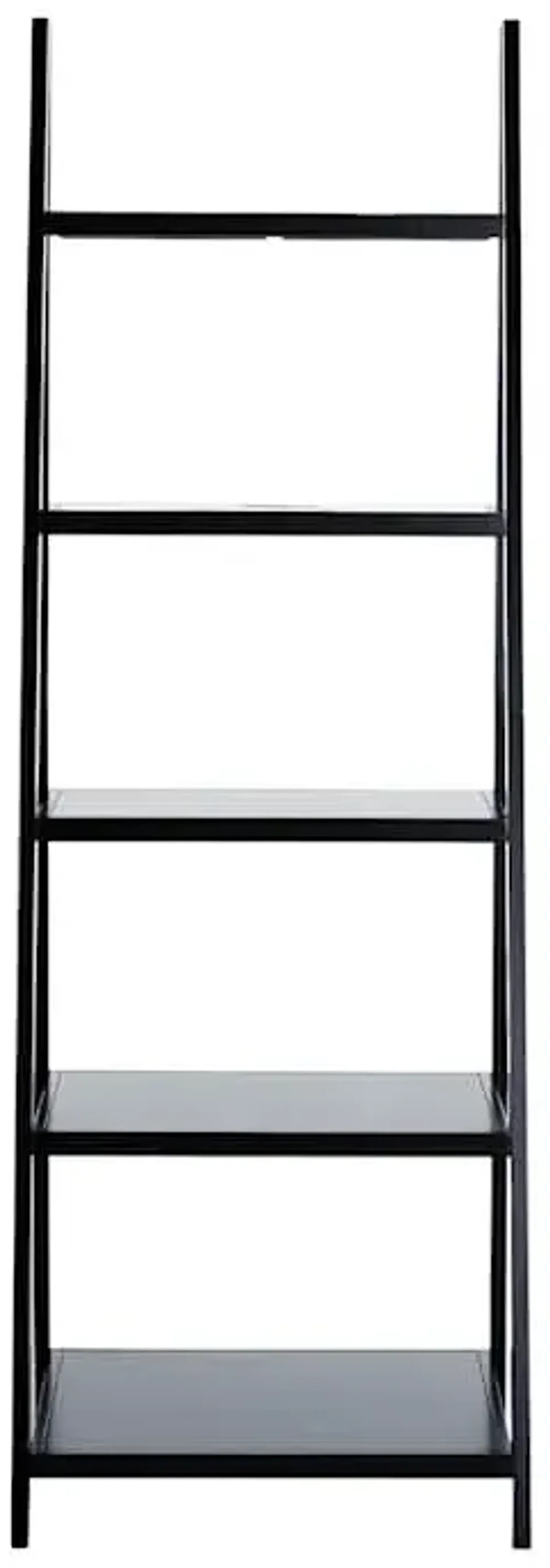 Juniper 5-Tier Wooden Shelf, Black