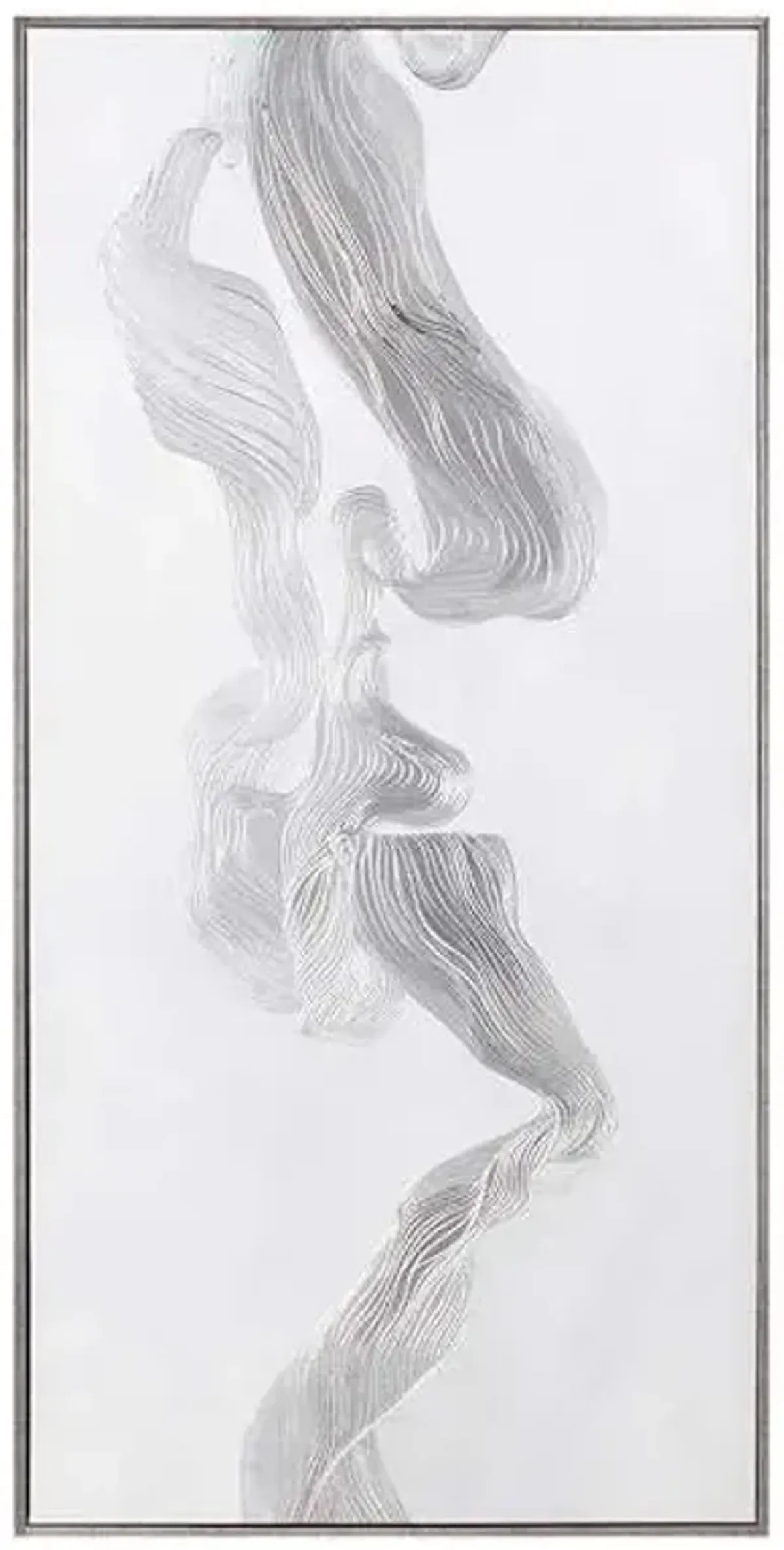 Found & Fable Framed Abstract Canvas Wall Art, 24x48