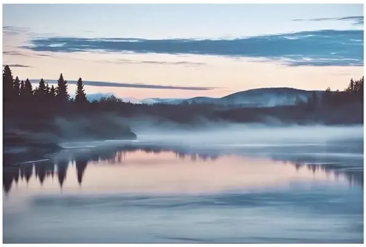 Lake Landscape Canvas Wall Art, 30x20