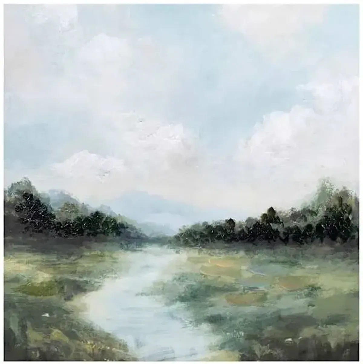 Framed Landscape Canvas Wall Art, 36"