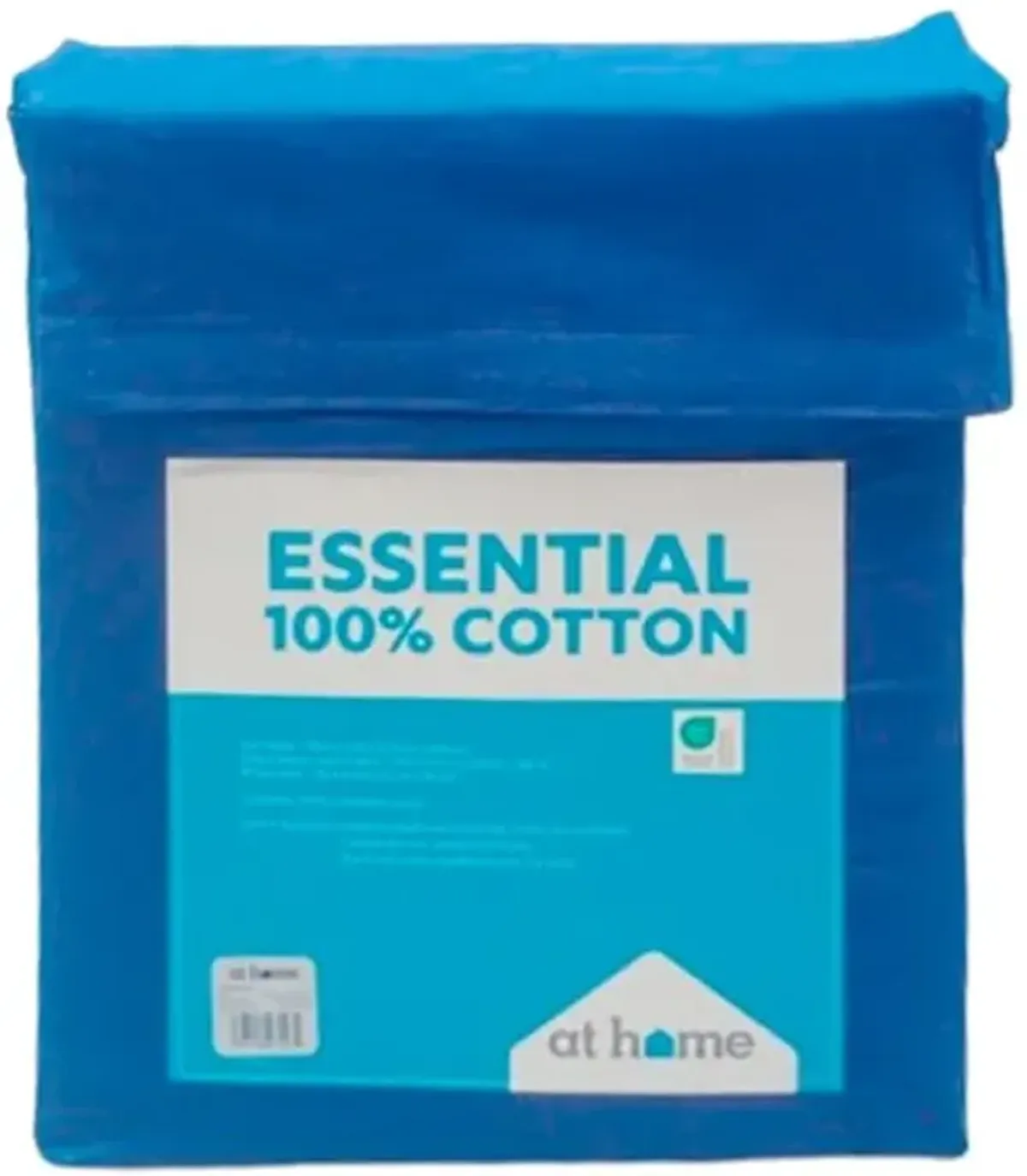 4-Piece Navy Blue 200 Thread Count Brushed Cotton Sheet Set, Queen