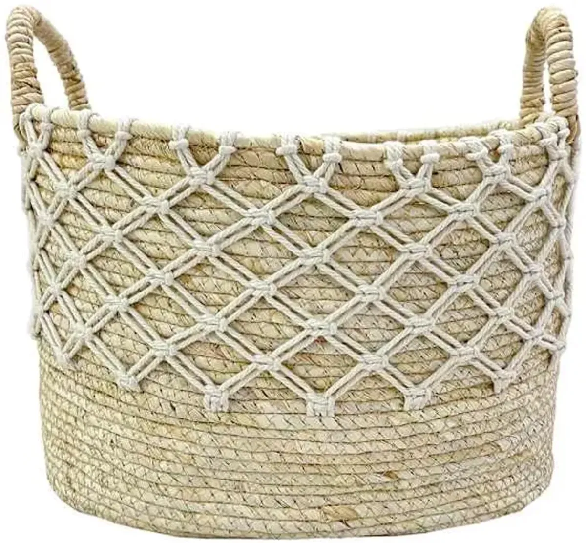 Macrame Maize Basket, Medium