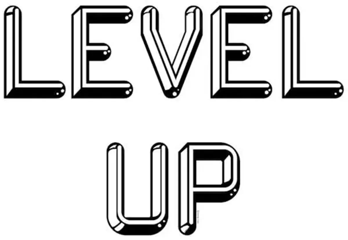 Level Up Wall Decor, 12"