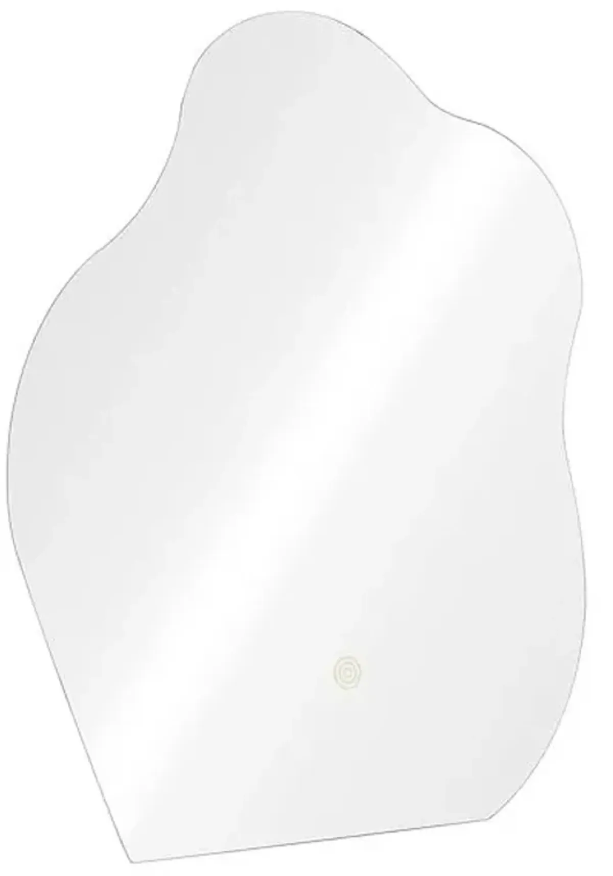 Wavy LED Wall Mirror, 16x19