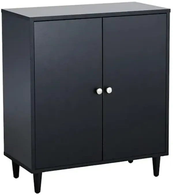 Onyx Wooden Cabinet, Black