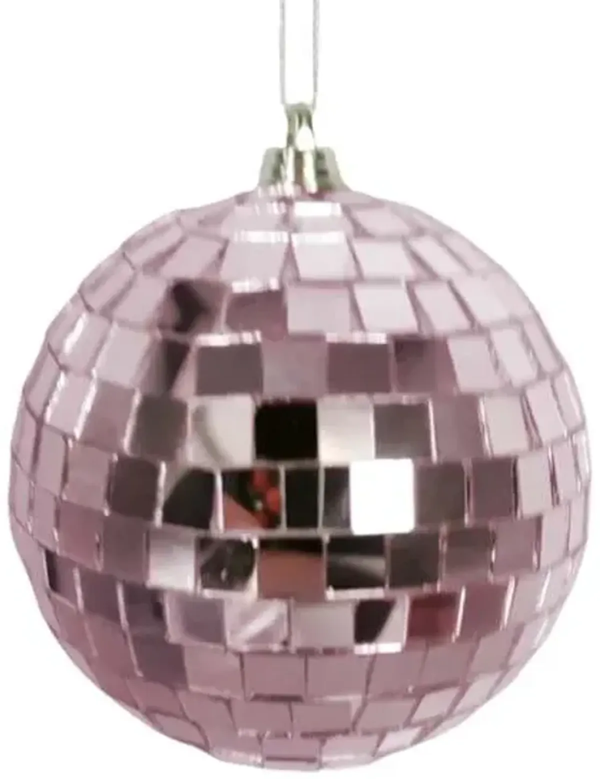 Pink Discoball Ornament, 3.5"