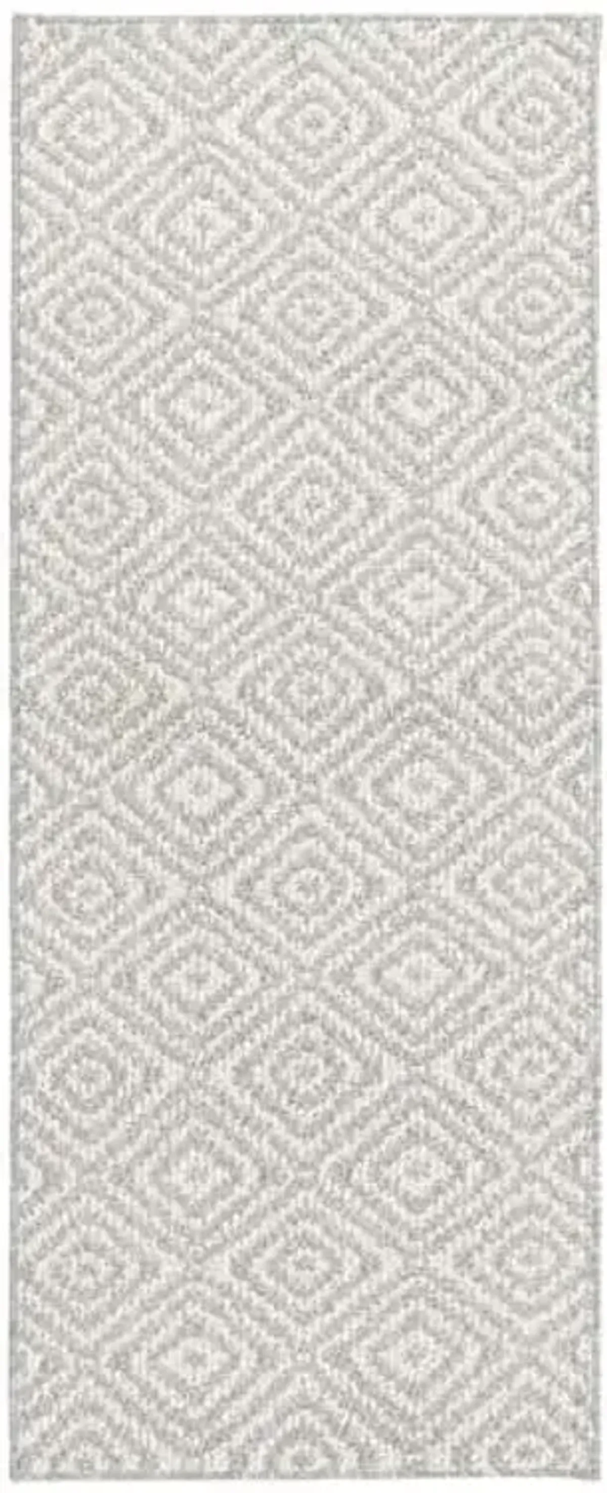 Grey & Ivory Classic Loop Accord Runner, 2x5