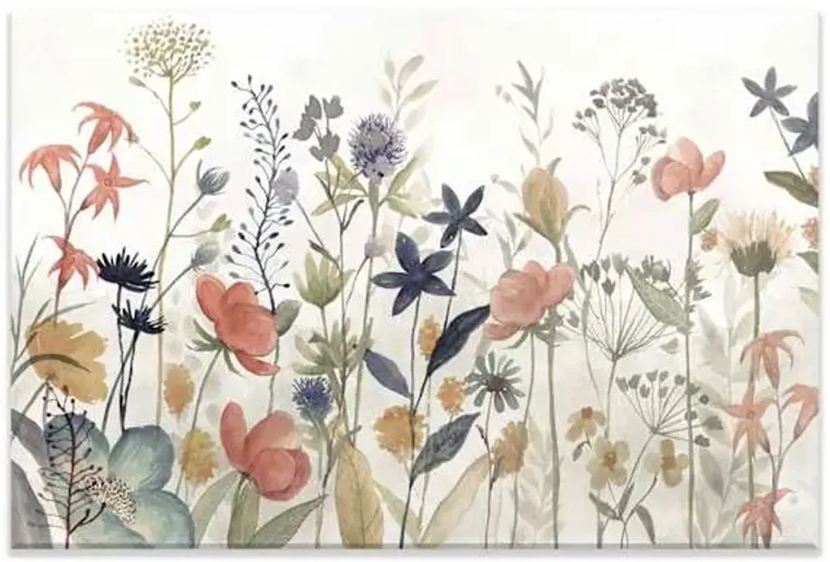 Spring Meadow Canvas Wall Art, 24x36