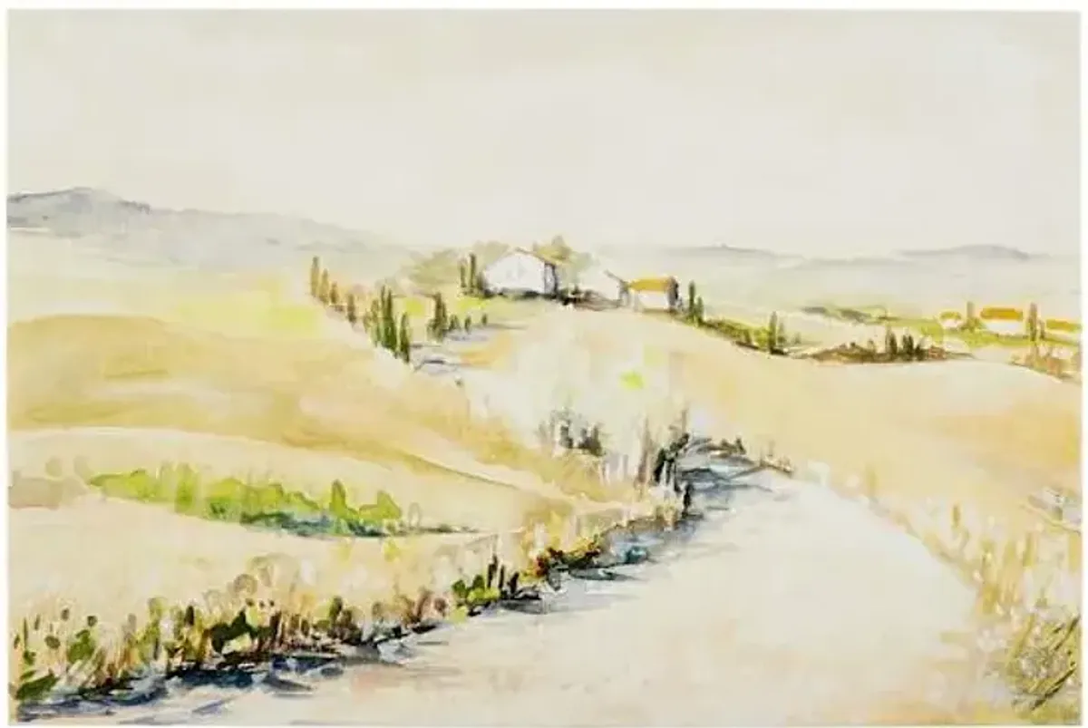 Tuscan Hillside Canvas Wall Art, 24x36