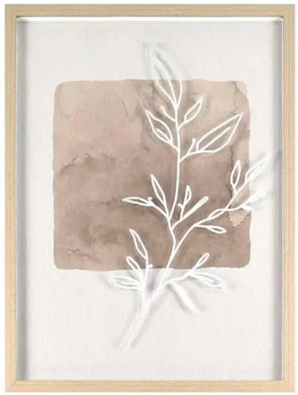 Soul Searcher Glass Framed Botanical Print Wall Art, 18x24