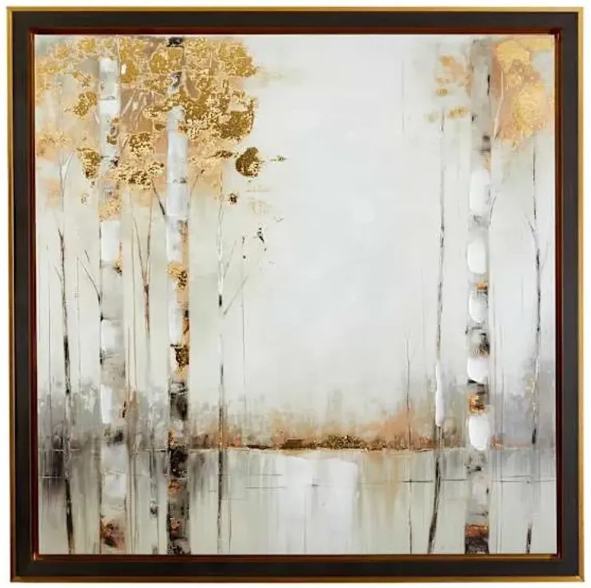 Framed Landscape Canvas Wall Art, 40x40