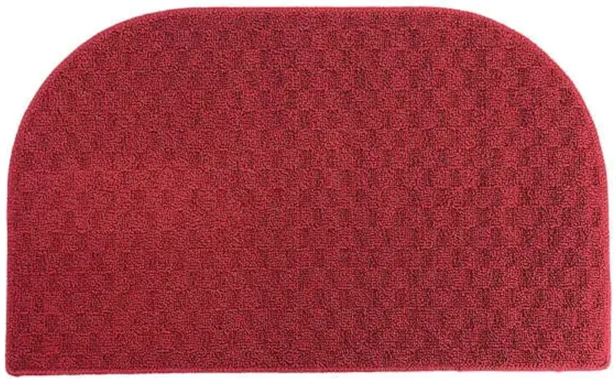 Plaza Red Tufted Kitchen Mat, 18x30