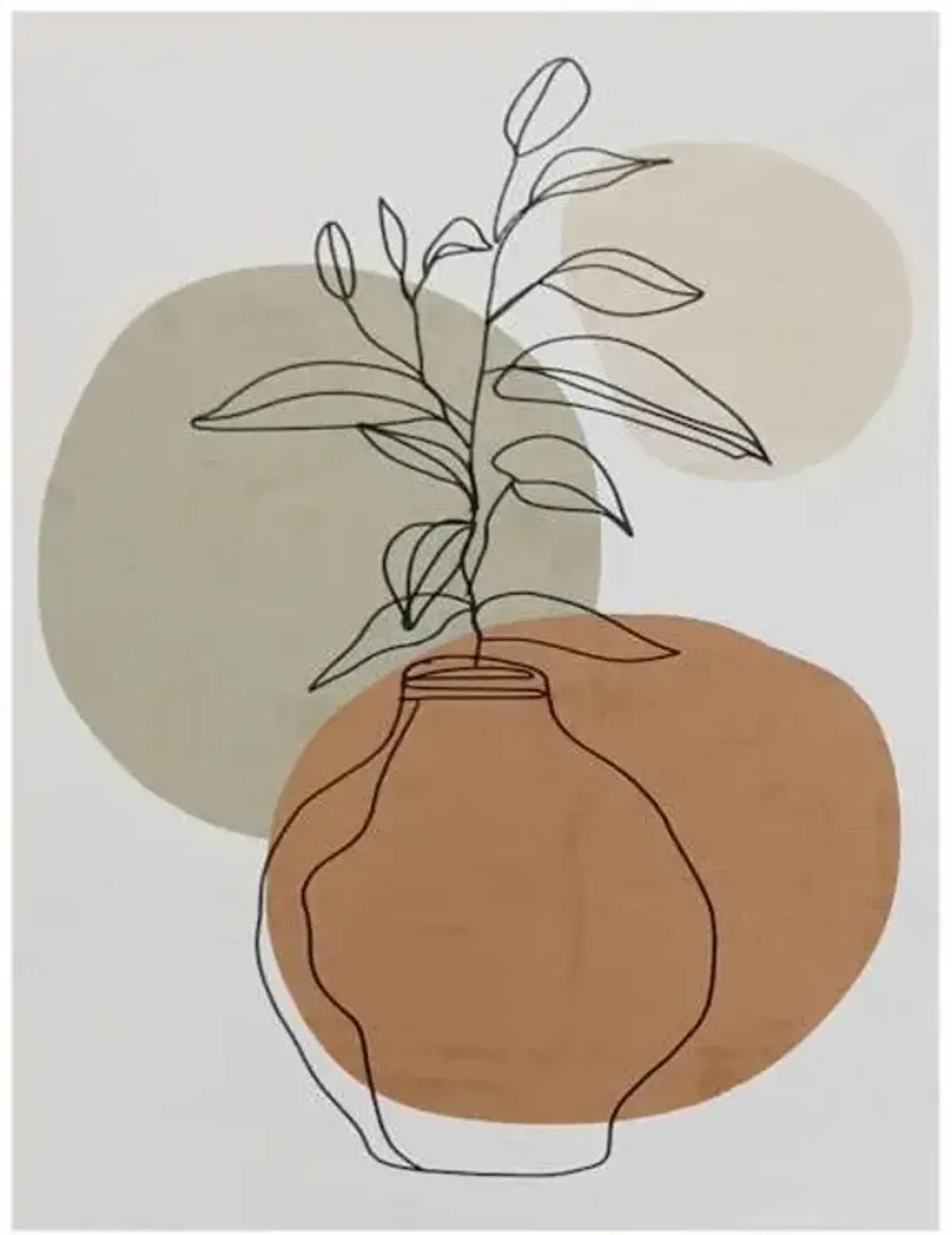 Soul Searcher Boho Botanical Canvas Wall Art, 12x16