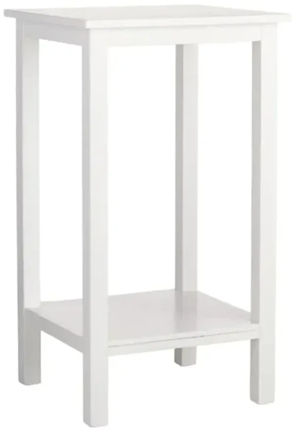 Paxton Wooden Accent Table, White
