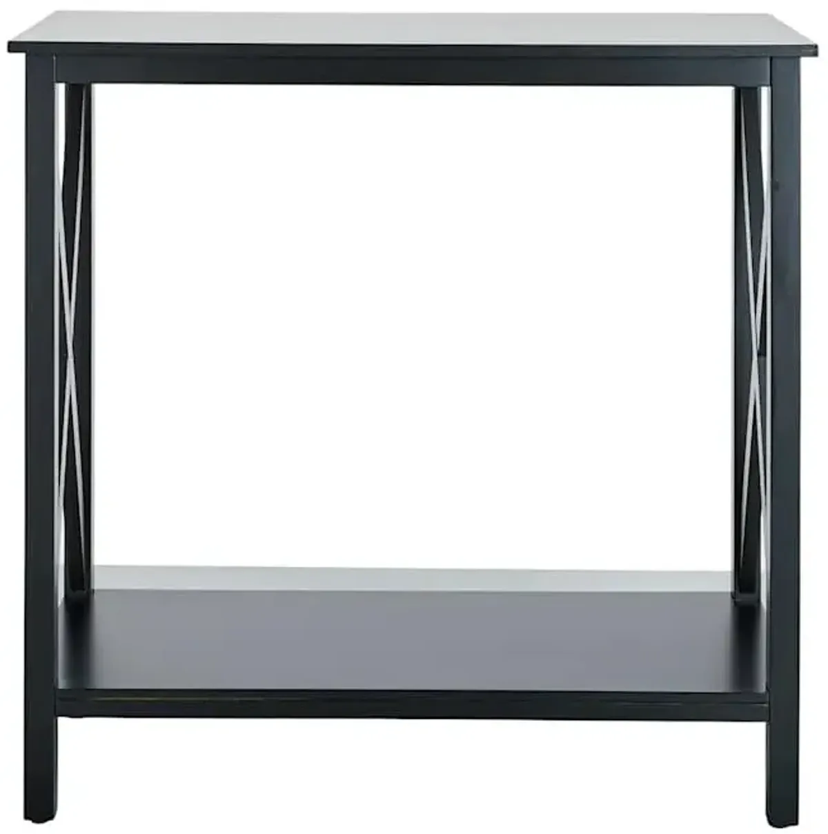 Alexander Wooden Console Table, Black