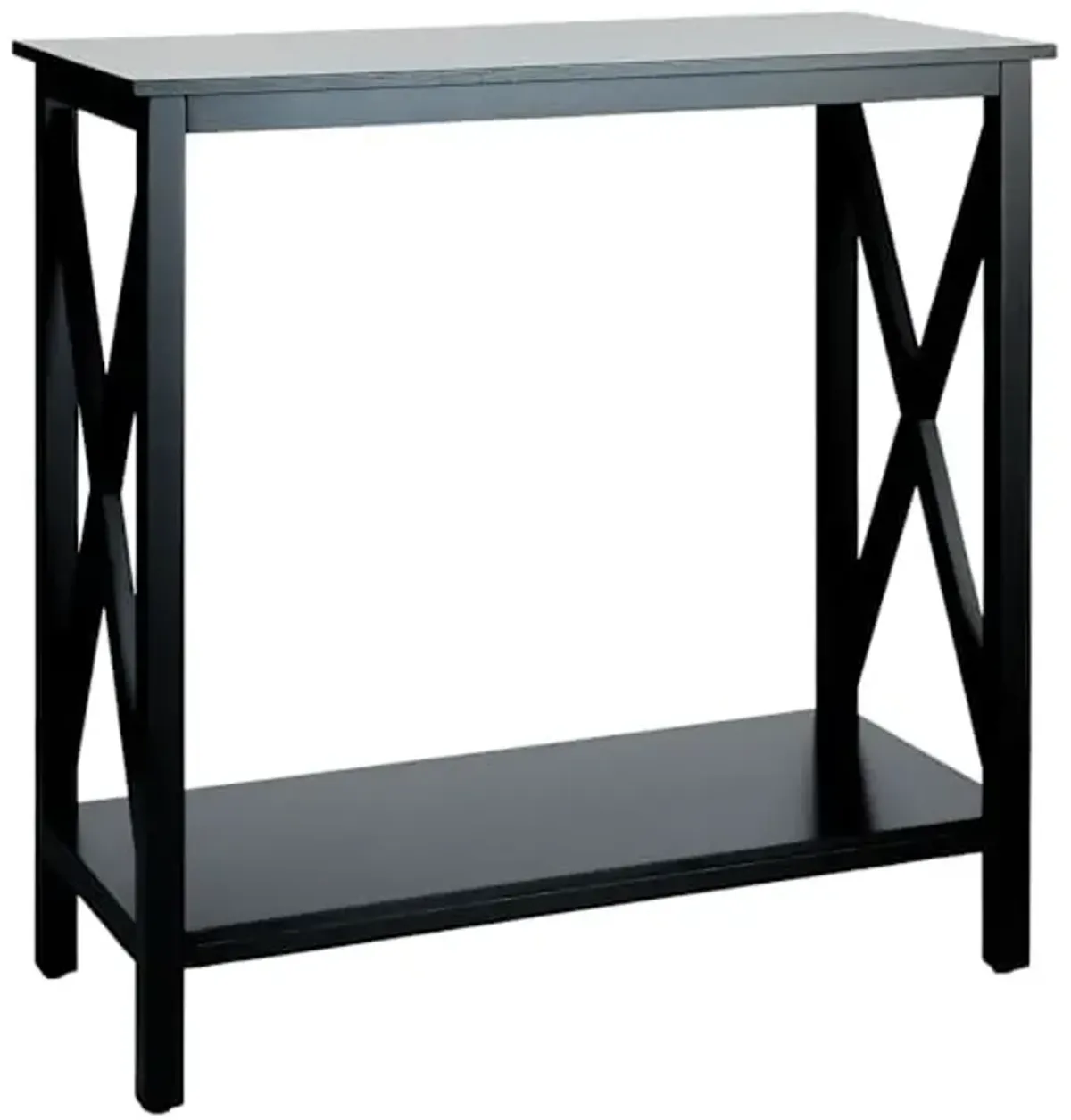 Alexander Wooden Console Table, Black