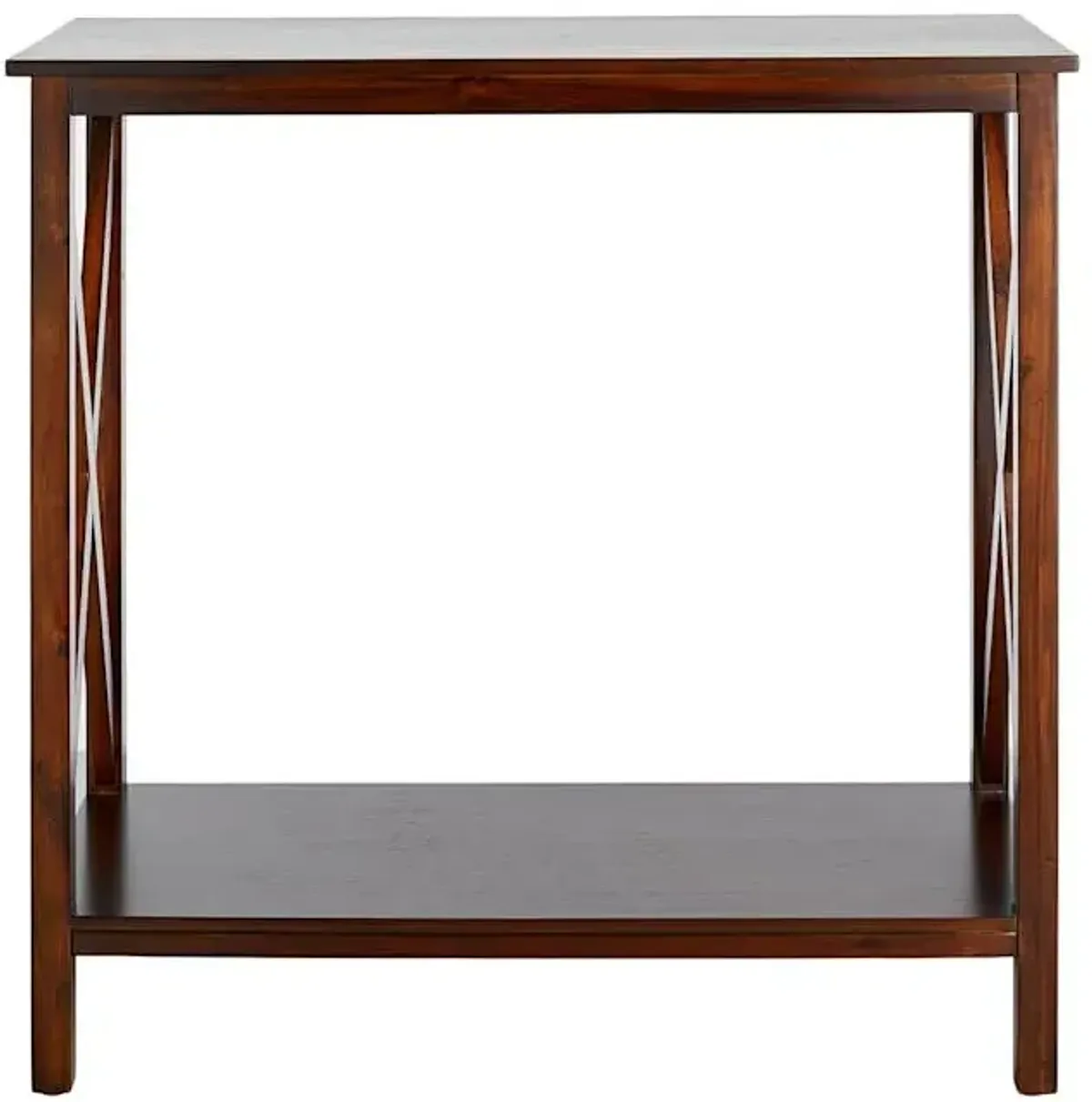 Alexander Wooden Console Table, Walnut Finish