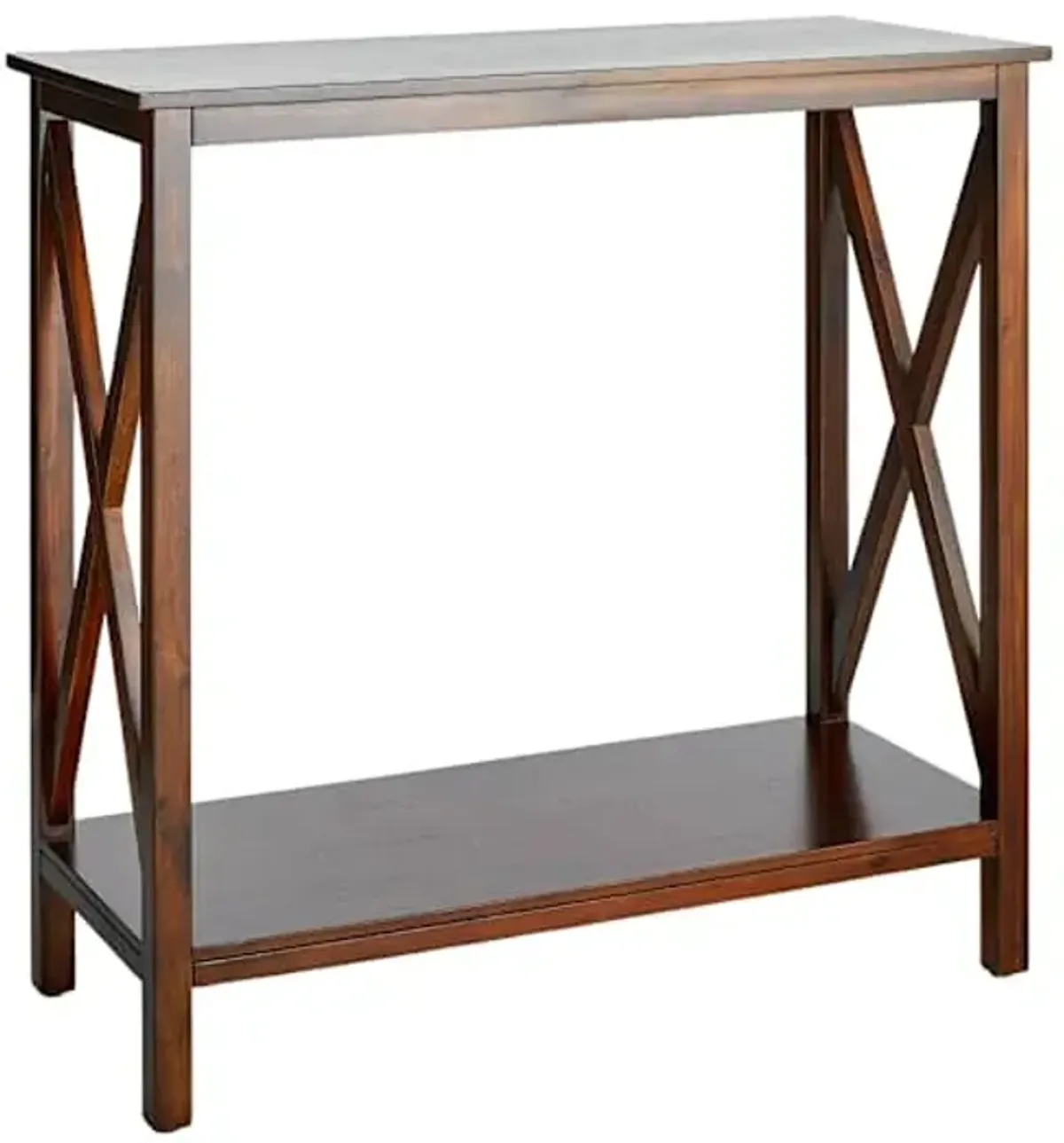Alexander Wooden Console Table, Walnut Finish