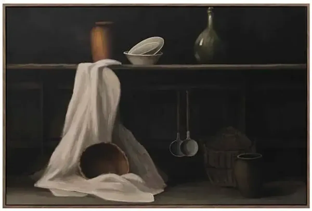 Framed Still Life Canvas Wall Art, 36x24