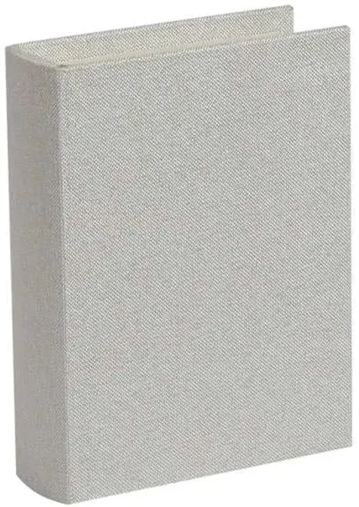 Cream Linen Book Box, 11"