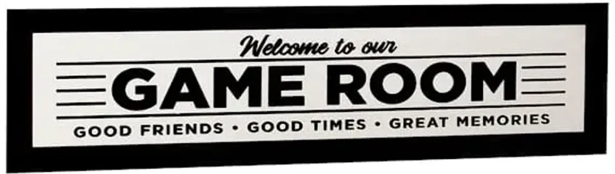 Game Room Printed Mirror, 24x6