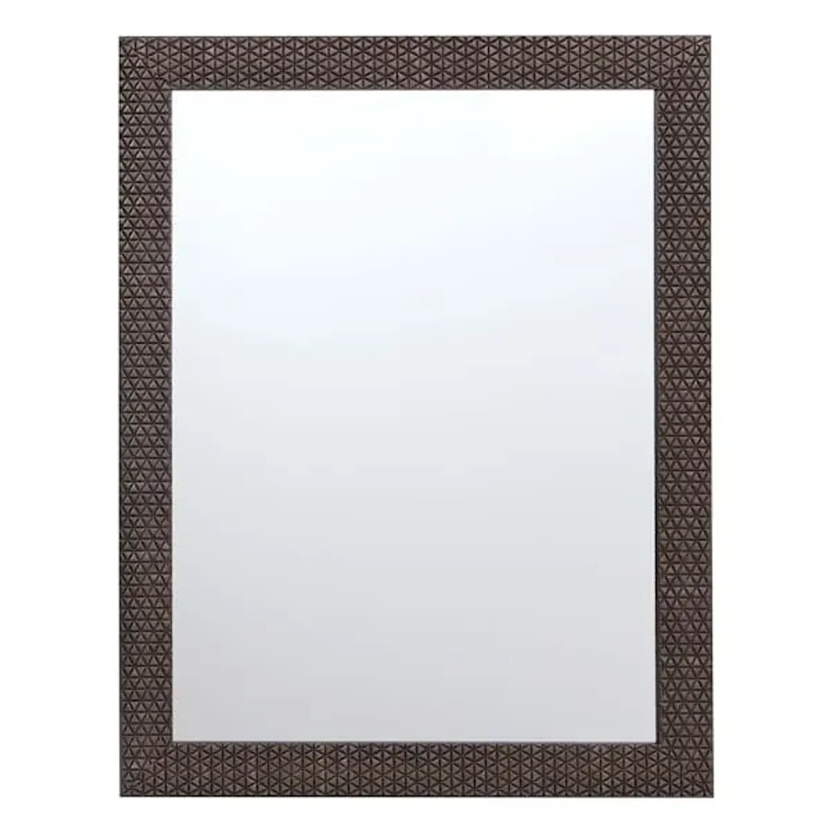 Dark Grey Star Mirror, 22x28