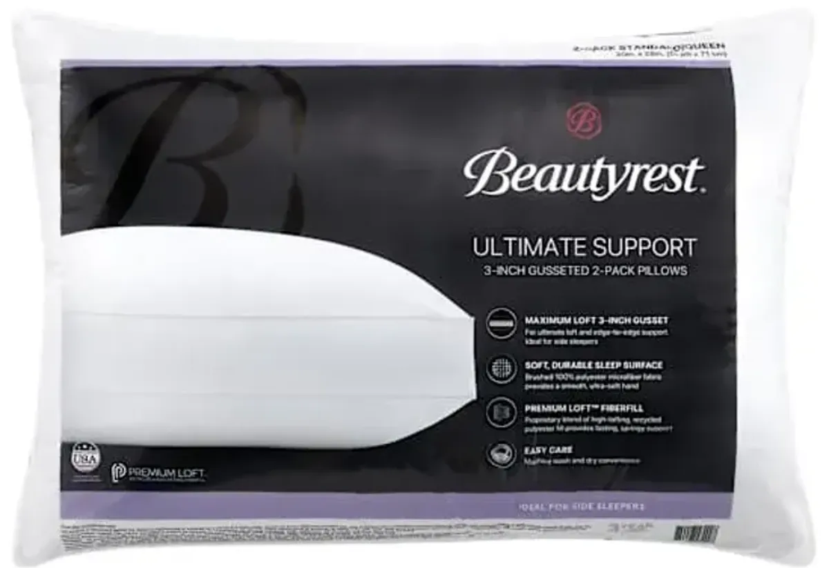 Beautyrest Ultimate Support 2Pk Bed Pillow