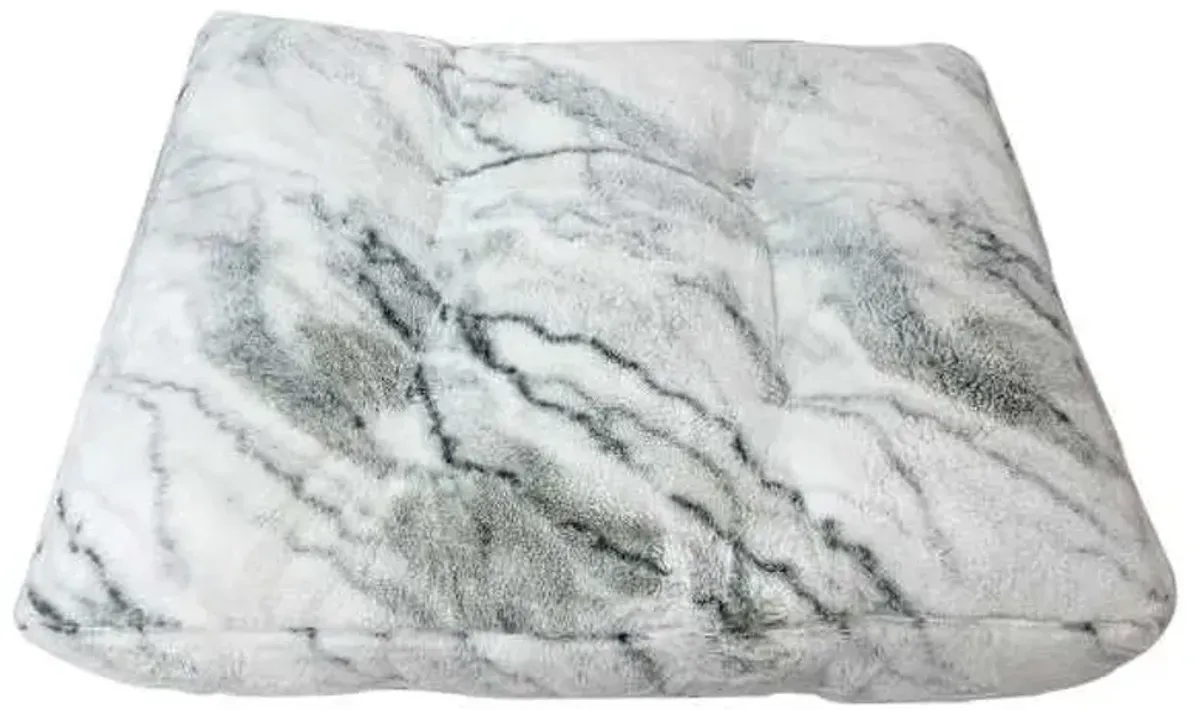 27x26 Fur Gusset Pillow