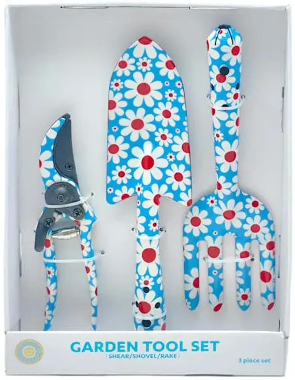 Sunny Club Set of 3 Flower Printed Garden Tools