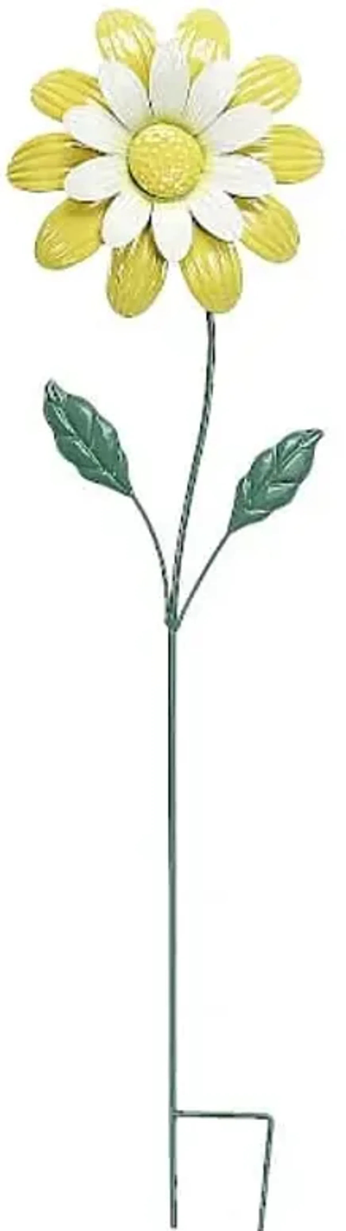 Sunny Club Yellow Daisy Flower Yard Stake, 36"