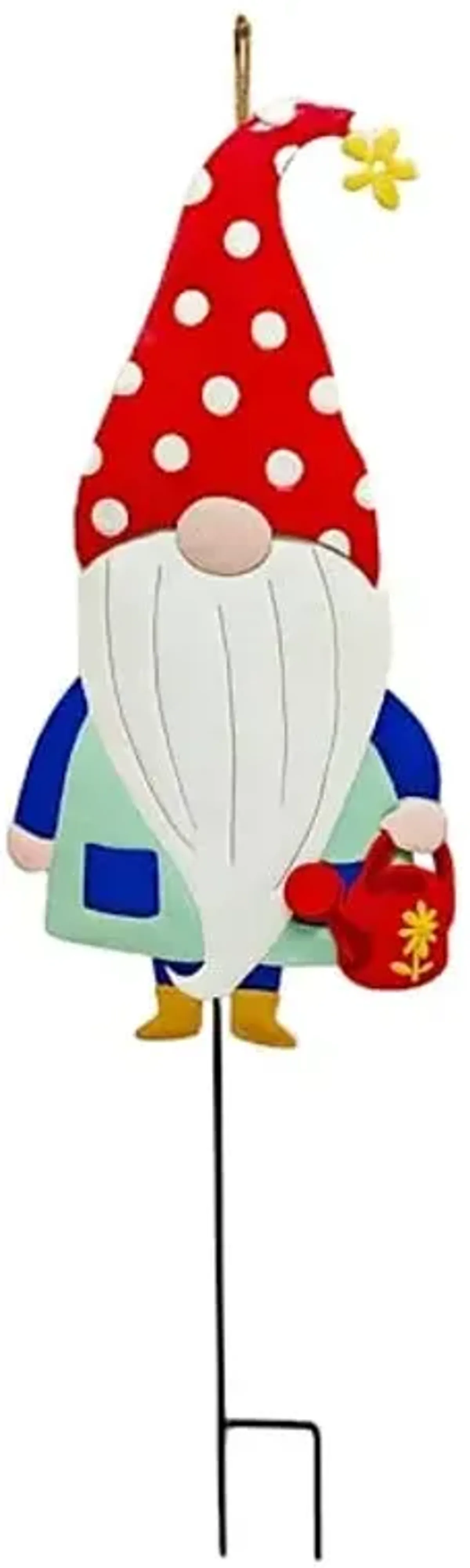 Sunny Club Metal Boy Gnome Yard Stake, 36"