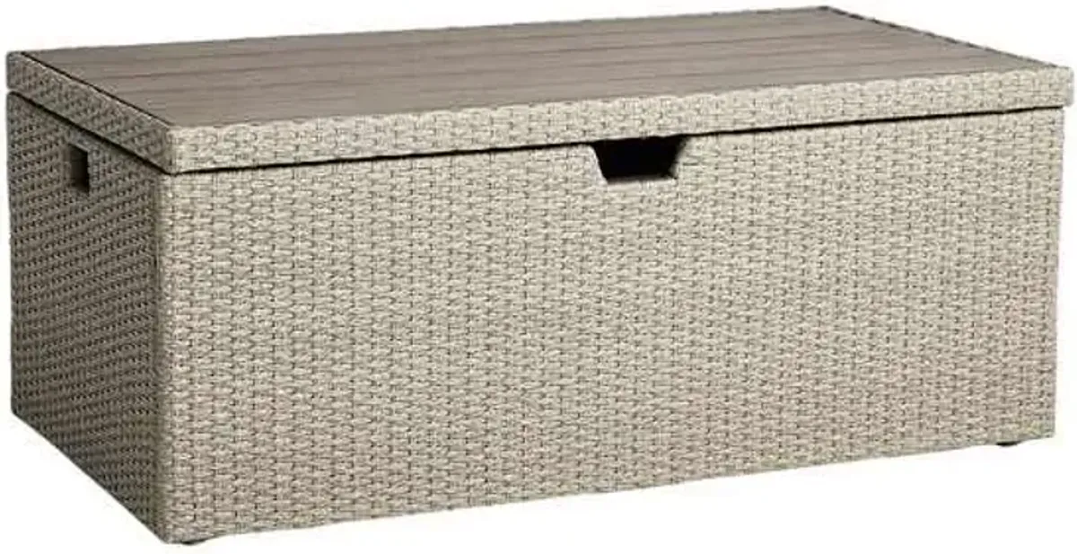 Glenco Storage Patio Coffee Table, Grey