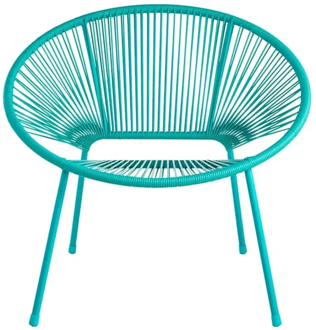 Oh Joy! Turquoise Round Disc Outdoor Chair