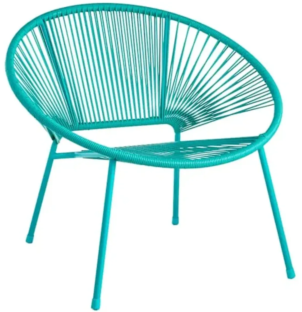 Oh Joy! Turquoise Round Disc Outdoor Chair