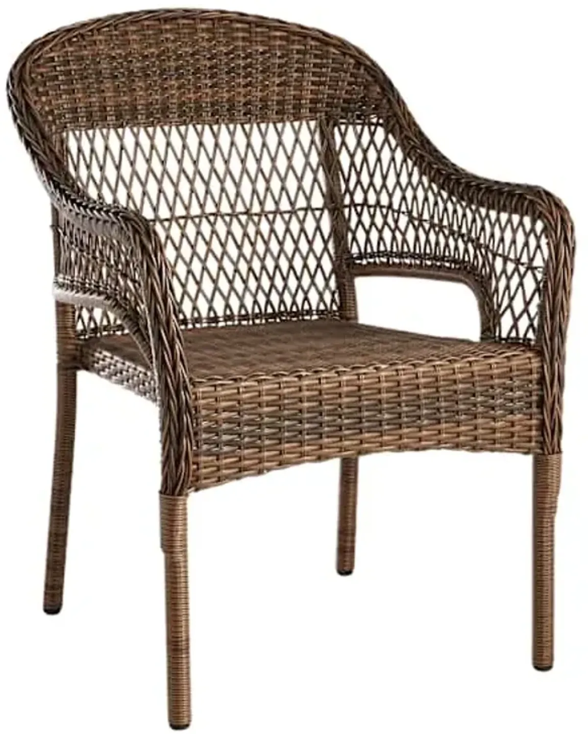 Providence Fairview Wicker Patio Armchair, Brown