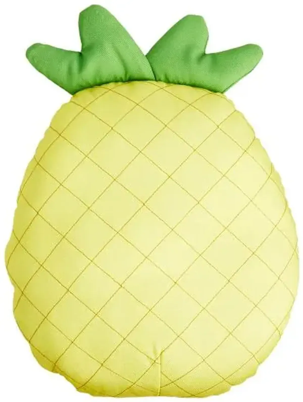 Pineapple Shaped Outdoor Throw Pillow, 18"