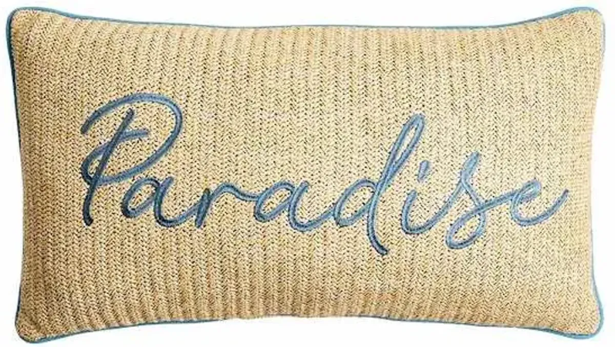 Honeybloom Paradise Hermosa Lumbar Outdoor Throw Pillow, 14x20