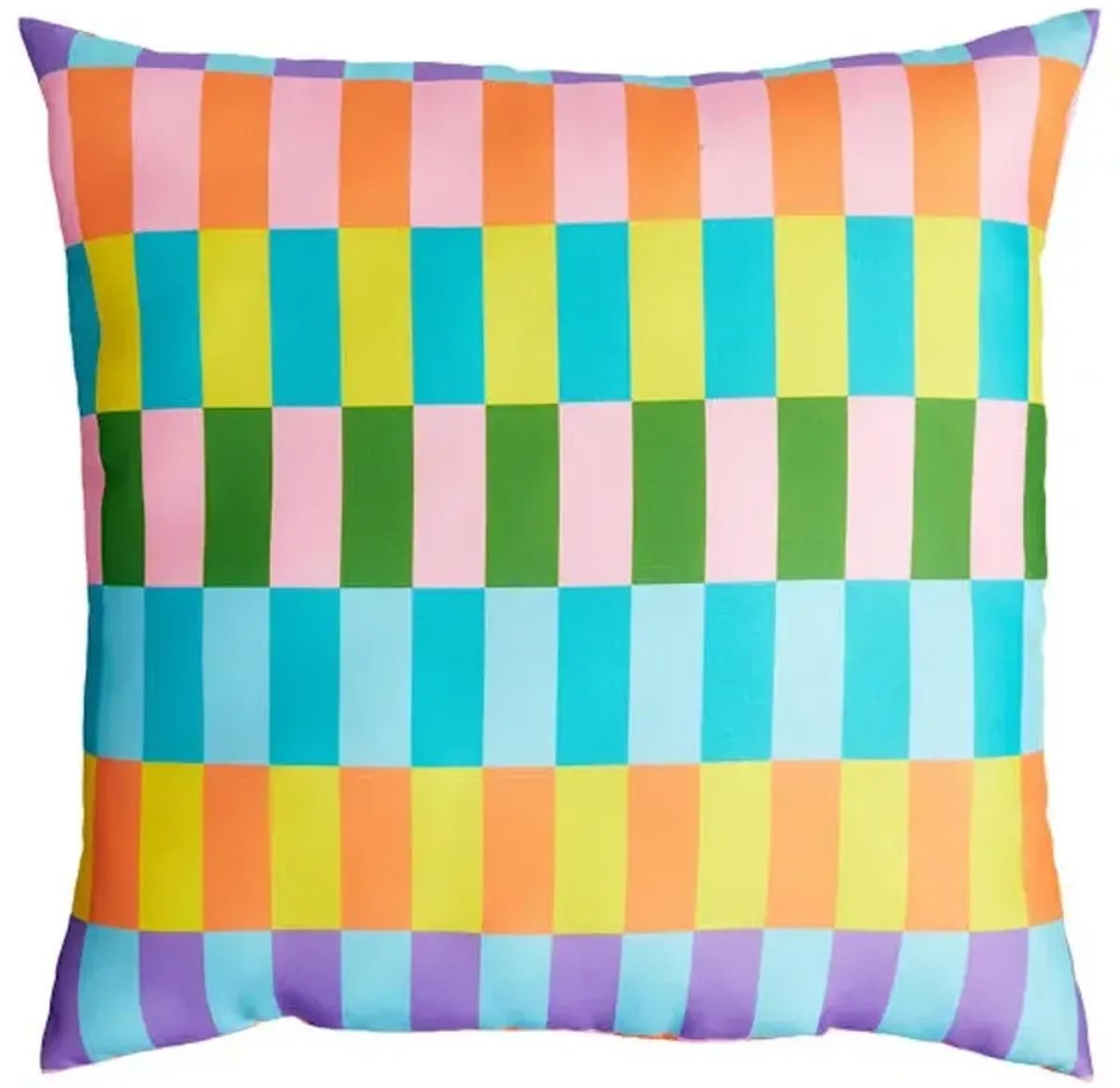 Multi Tile Outdoor Throw Pillow, 16"