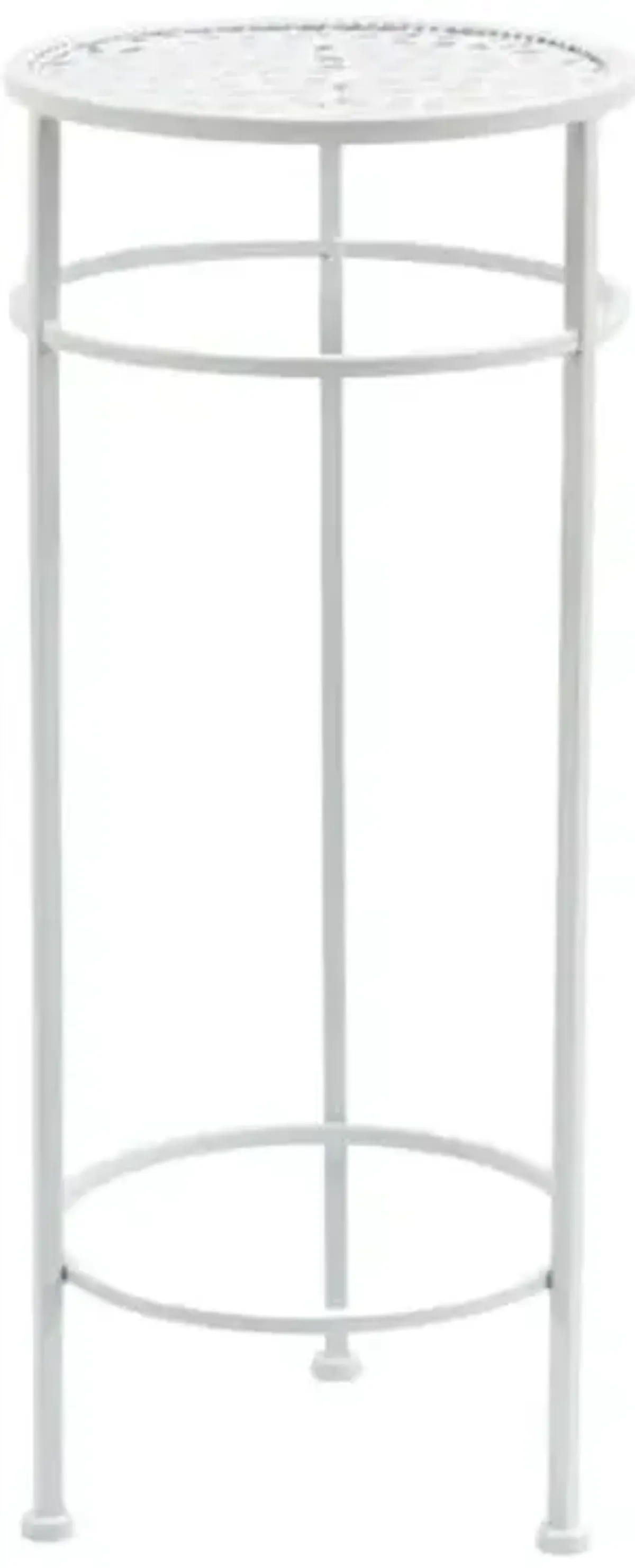 Harper White Plant Stand, Medium