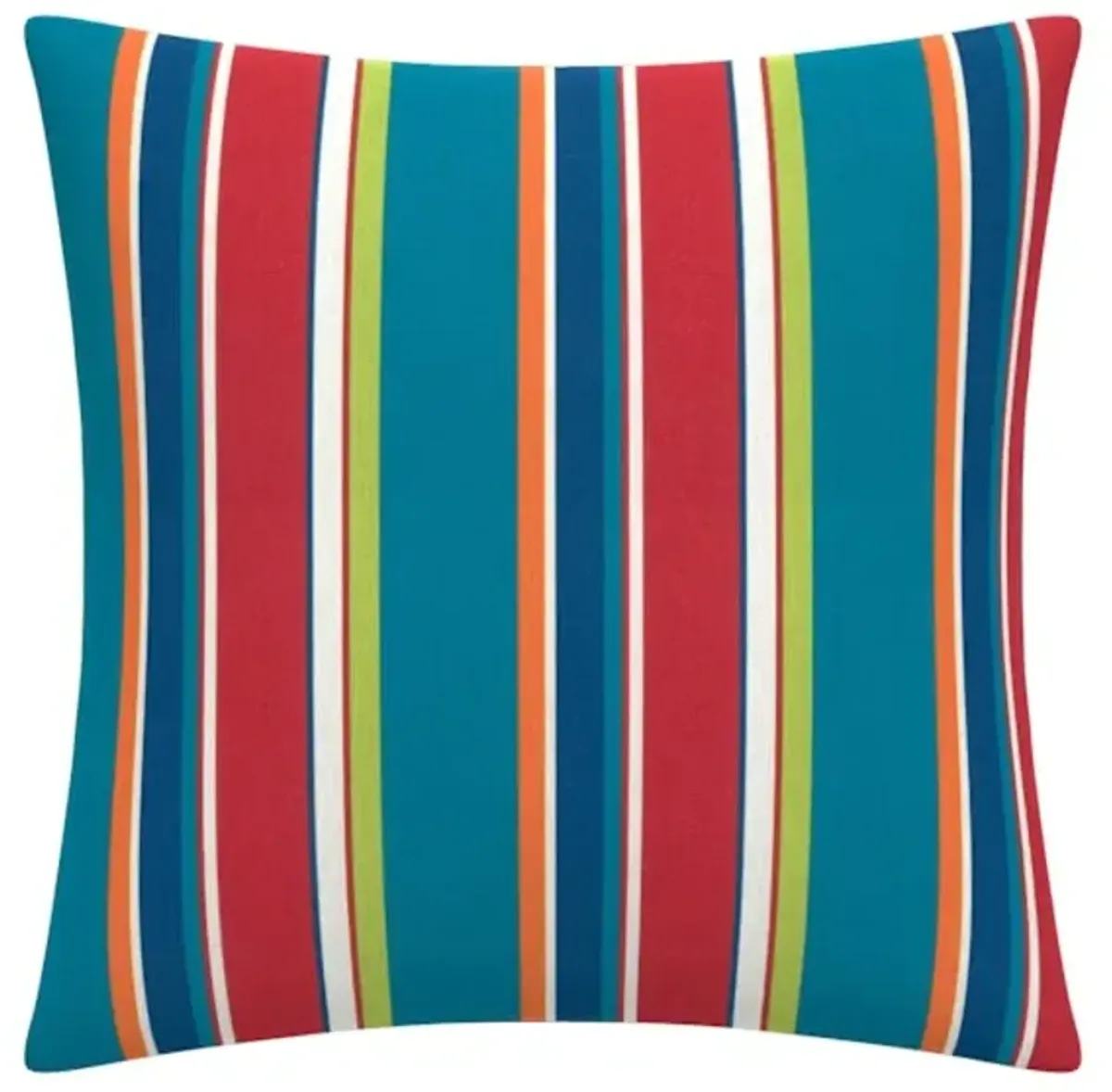 Alvarado Stripe Oversized Square Outdoor Throw Pillow, 20"