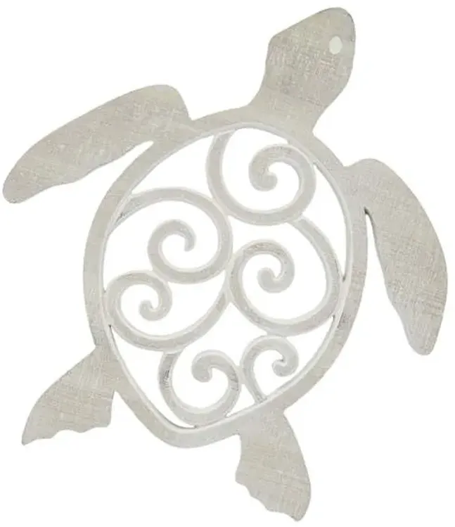 Wood Scrolled Turtle Wall Decor, 24"