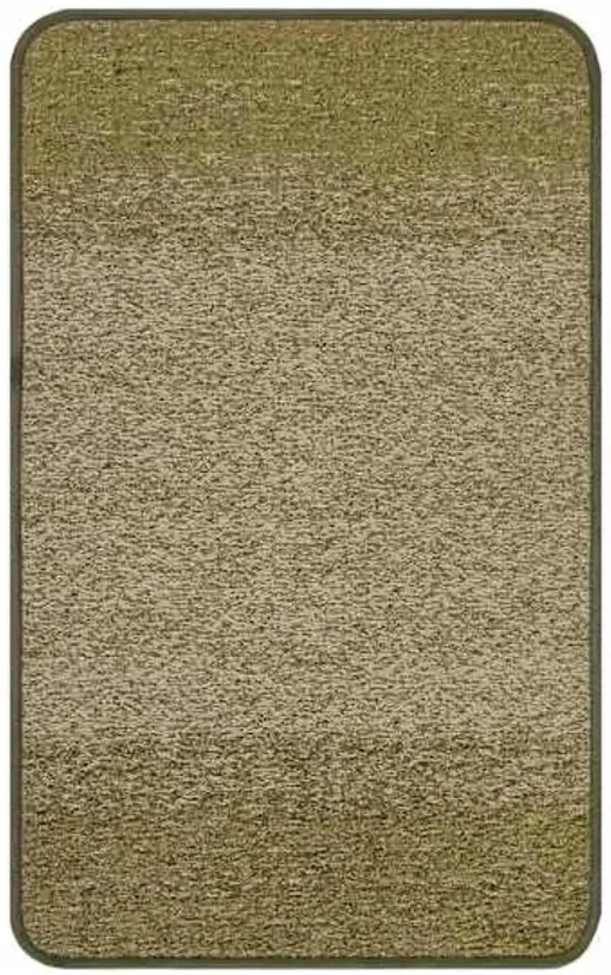 Ombre Green Puffback Washable Kitchen Mat, 21x34