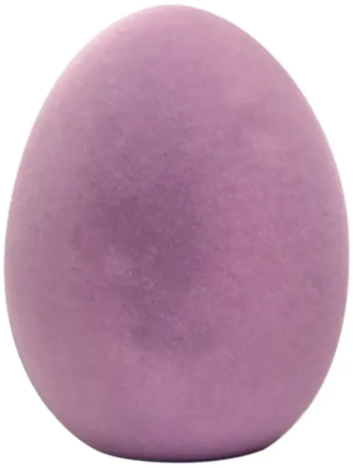 Bunny Brights Purple Flocked Easter Egg, 12"