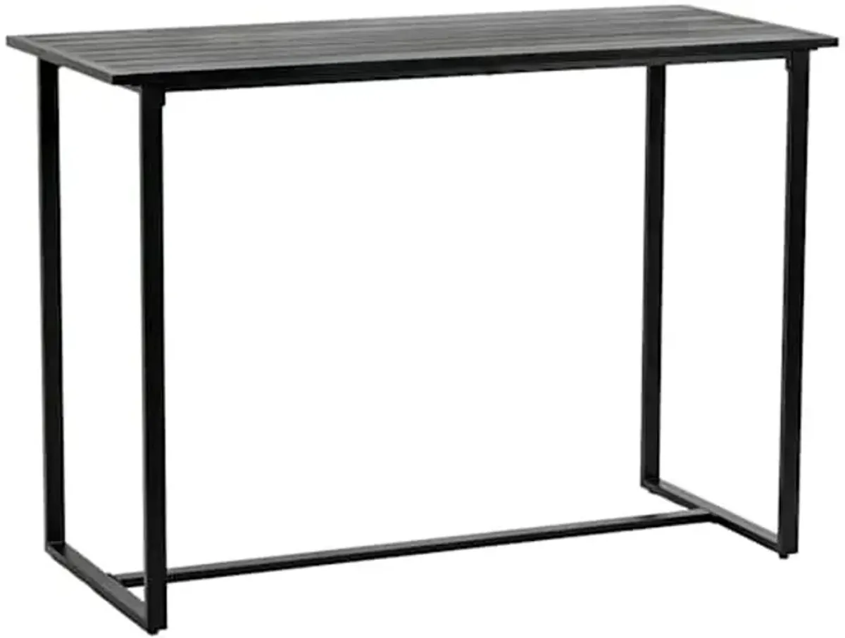Patio Bar Table, Black