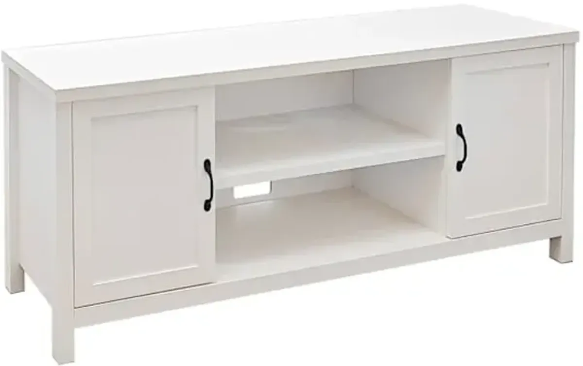 Lauren Media Cabinet, White