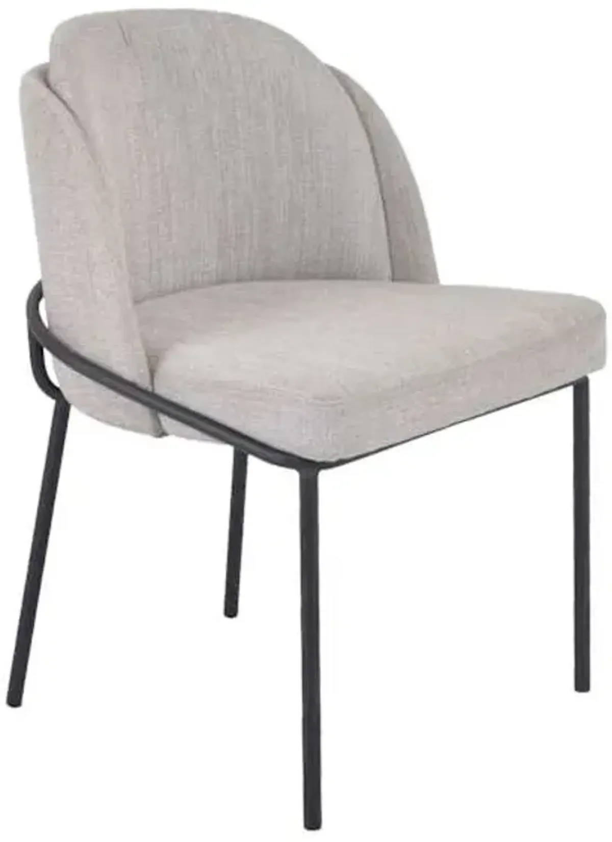 Aria Dining Chair, Light Grey