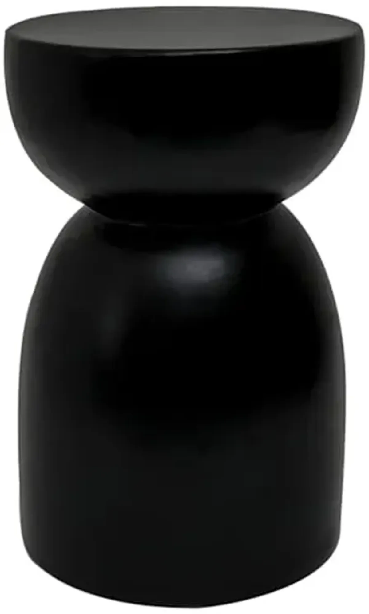 Cade Wooden Accent Table, Black